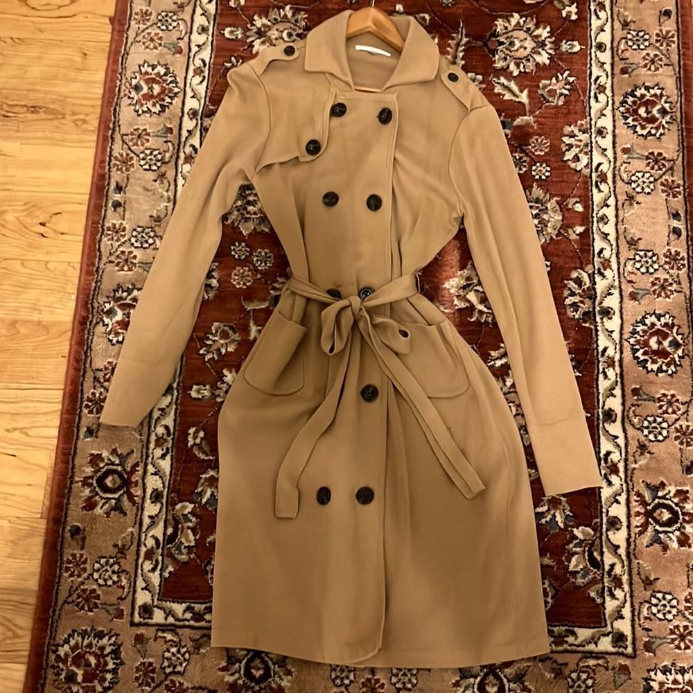 CAbi tan sweater jacket- MEDIUM